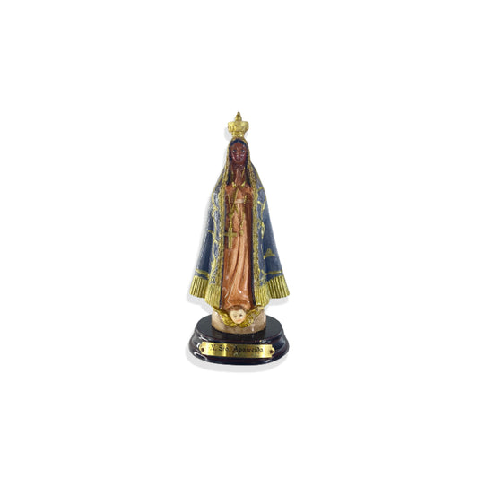 IMAGEM DE RESINA IMPORTADA NOSSA SENHORA APARECIDA 15CM (1 UNIDADE)