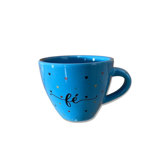 XÍCARA COQUINHO AZUL FÉ (1 UNIDADE)