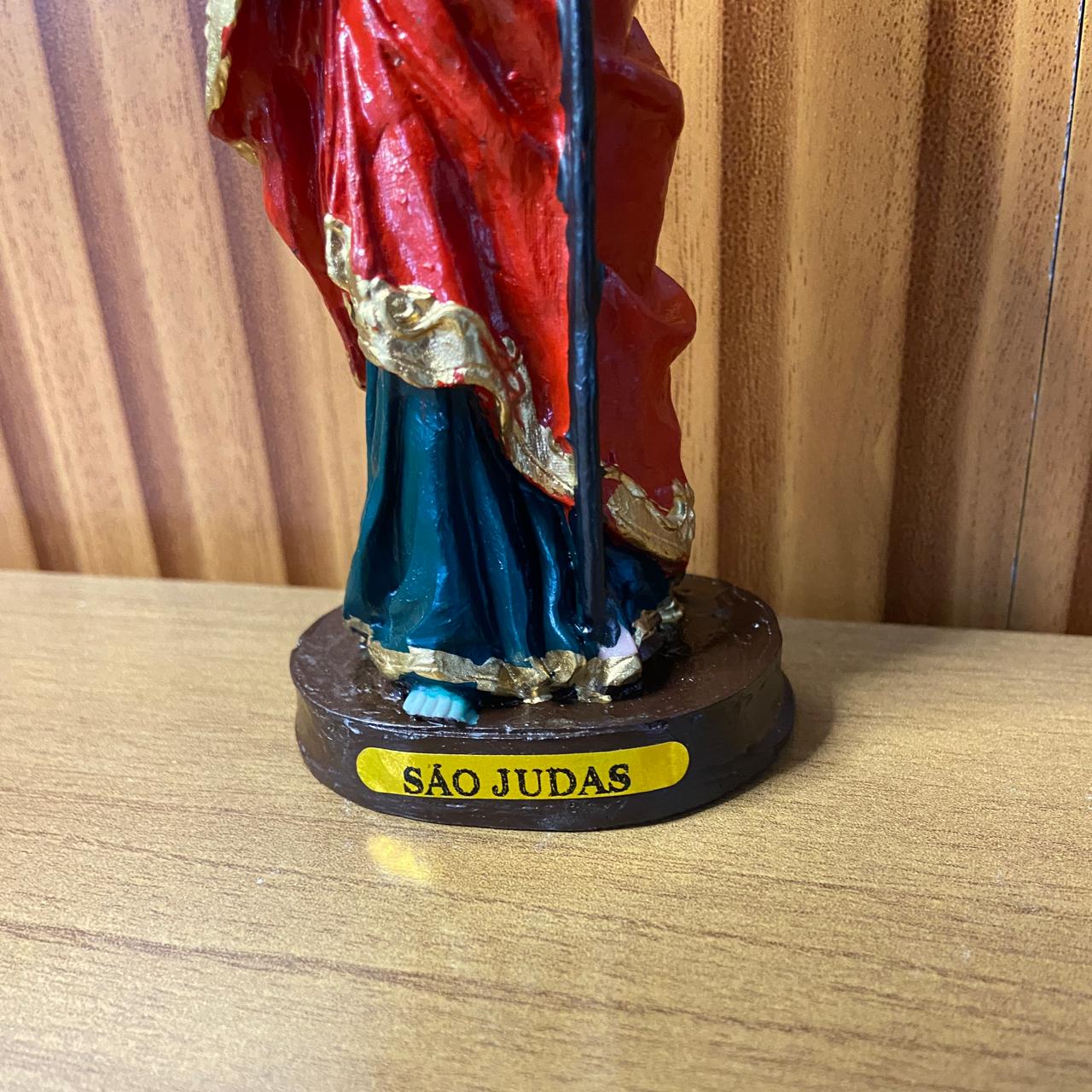 IMAGEM DE RESINA NACIONAL SÃO JUDAS 14CM (1 UNIDADE)