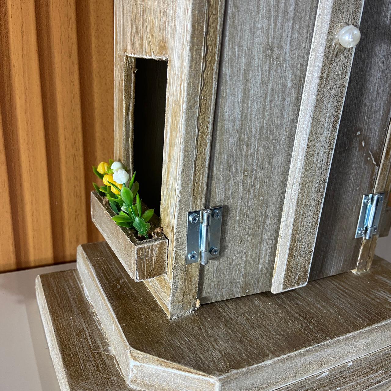ORATÓRIO MDF COM PORTA PARA IMAGEM DE 20CM (1 UNIDADE)