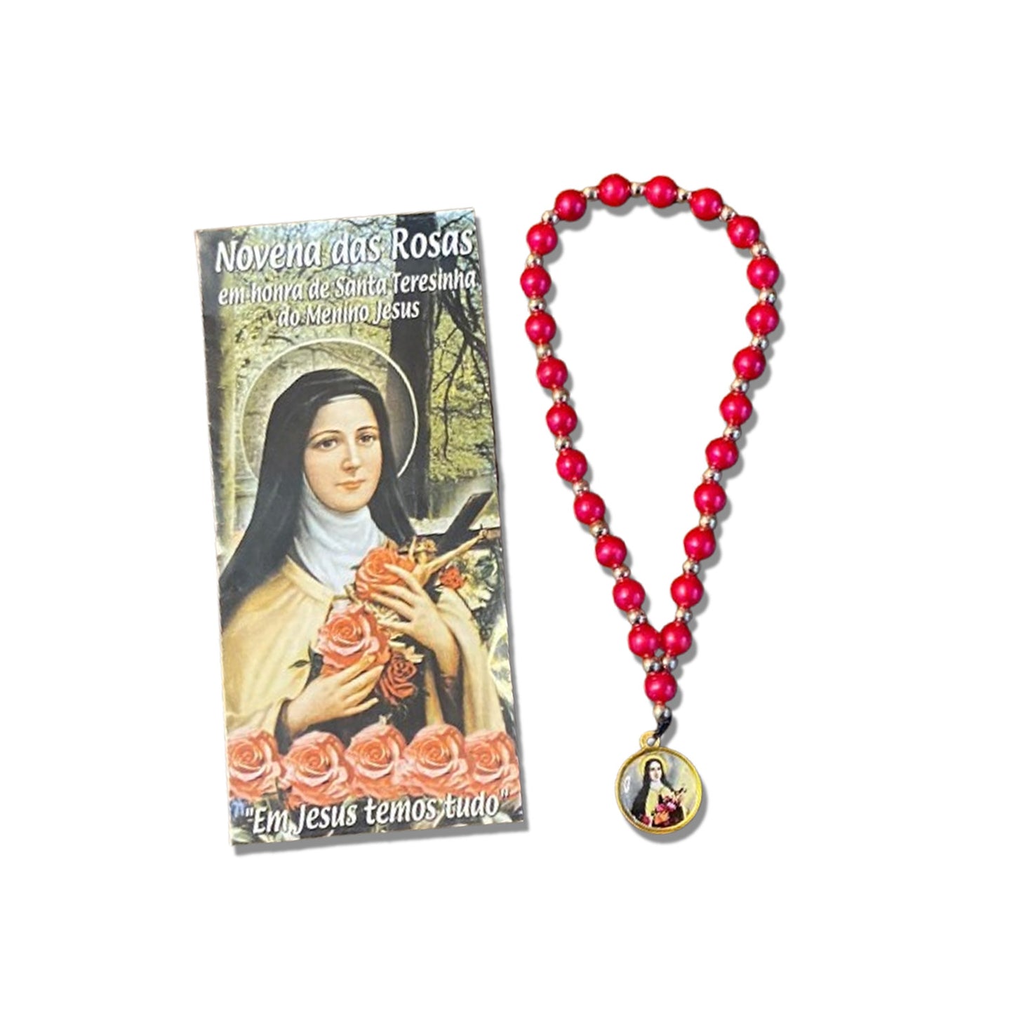 NOVENA DAS ROSAS DE SANTA TERESINHA 8MM (1 UNIDADE)