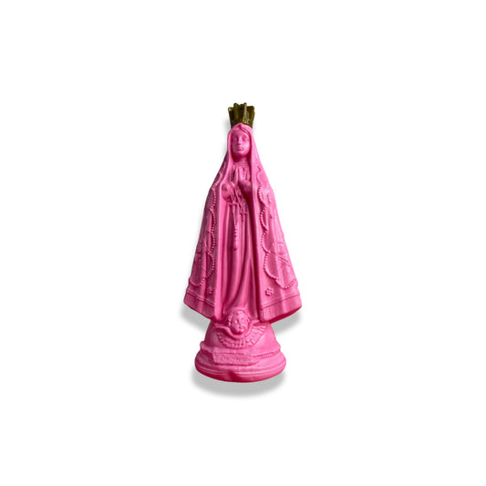 GARRAFA PORTA AGUA BENTA NOSSA SENHORA APARECIDA ROSA 350ML (1 UNIDADE)