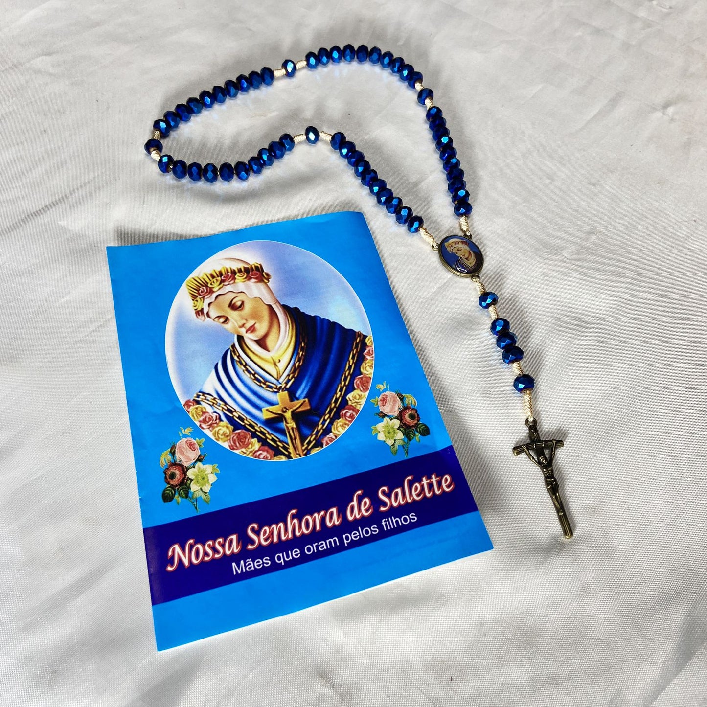 TERÇO NOSSA SENHORA DE SALETTE  8MM (1 UNIDADE)