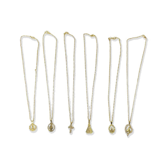 CORRENTE DOURADA MODELOS SORTIDOS  (6 UNIDADES)