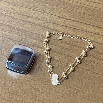 PULSEIRA ESCAPULARIO DOURADO MEDALHA SÃO BENTO  (3 UNIDADES)