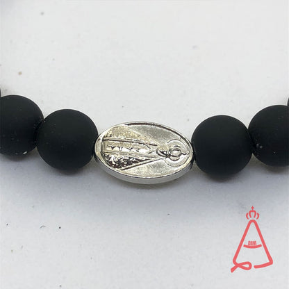 PULSEIRA EMBORRACHADA NOSSA SENHORA APARECIDA PRETO FOSCO (11 UNIDADES)