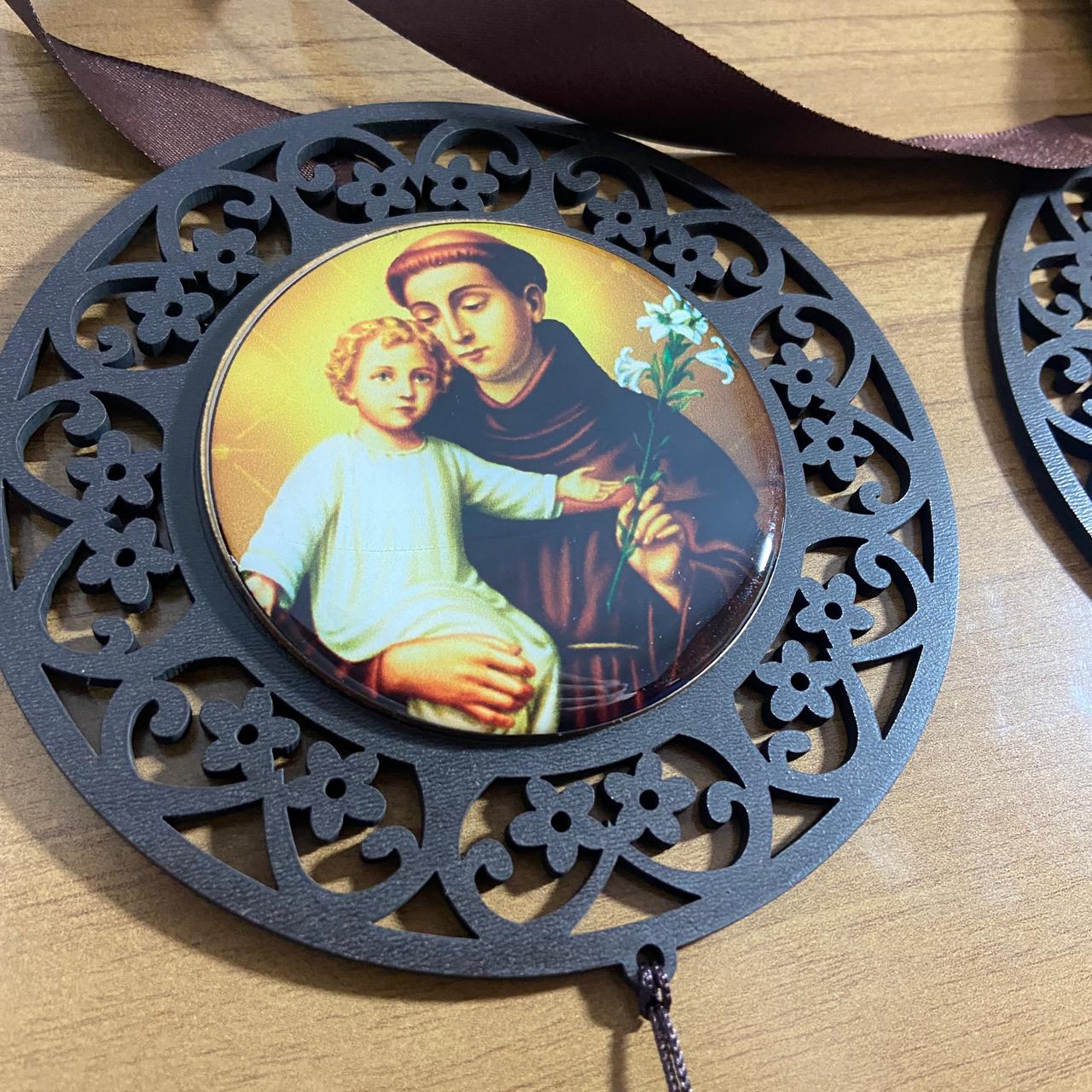 ESCAPULÁRIO DE PORTA TABACO SANTO ANTÔNIO (1 UNIDADE)