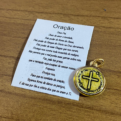 MEDALHA DUPLA FACE DUAS MEDALHAS (12 UNIDADES)