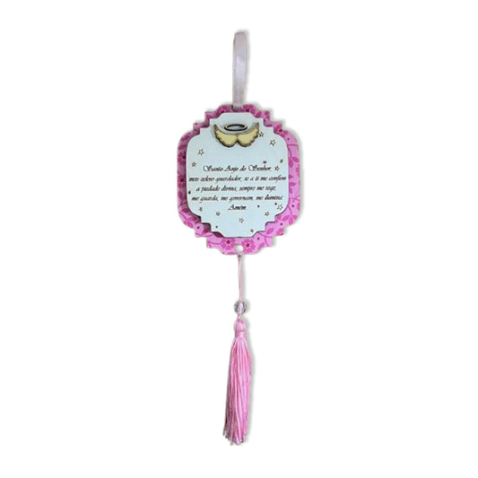 PÊNDULO MDF ANJINHO ROSA (1 UNIDADE)