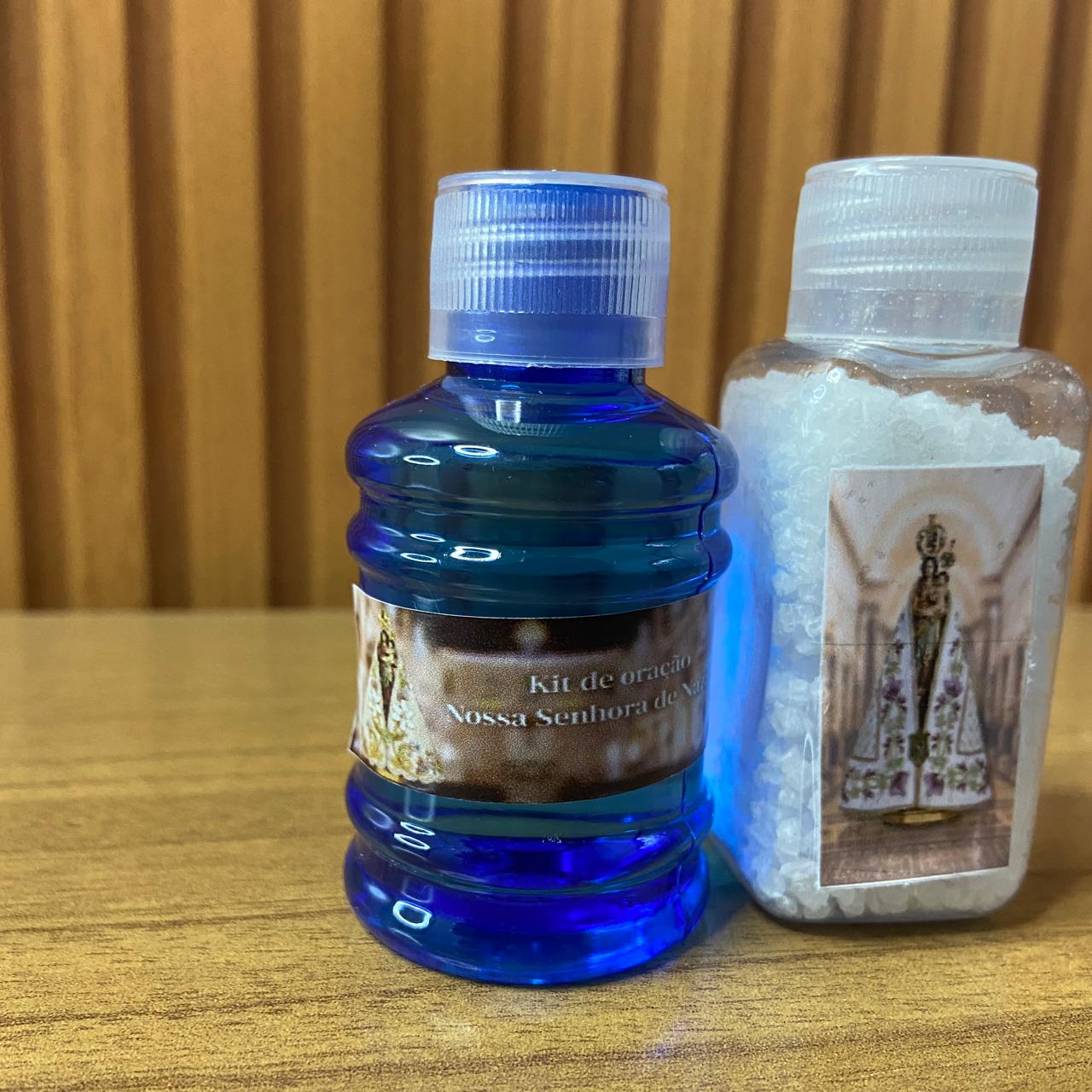 KIT AGUA SAL E ÓLEO NOSSA SENHORA DE NAZARÉ  (1 UNIDADE)