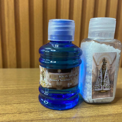 KIT AGUA SAL E ÓLEO NOSSA SENHORA DE NAZARÉ  (1 UNIDADE)
