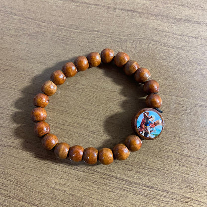 PULSEIRA DE MADEIRA SÃO MIGUEL ARCANJO (12 UNIDADES)