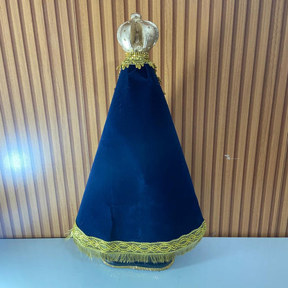 IMAGEM DE GESSO NOSSA SENHORA APARECIDA COM MANTO MOD2 51CM (1 UNIDADE)