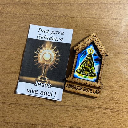 IMÃ MDF CASA NOSSA SENHORA APARECIDA (3 UNIDADES)