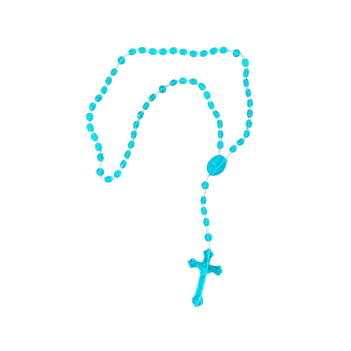 TERÇO ACRÍLICO P VERDE CLARO (12 UNIDADES)