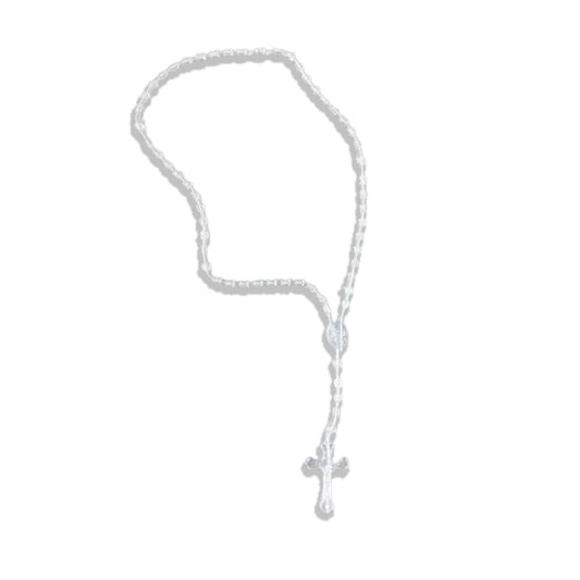 TERÇO ACRÍLICO P TRANSPARENTE (12 UNIDADES)