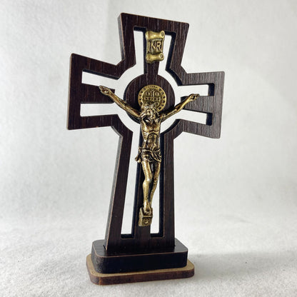 CRUCIFIXO MDF DE MESA 10CM (1 UNIDADE)