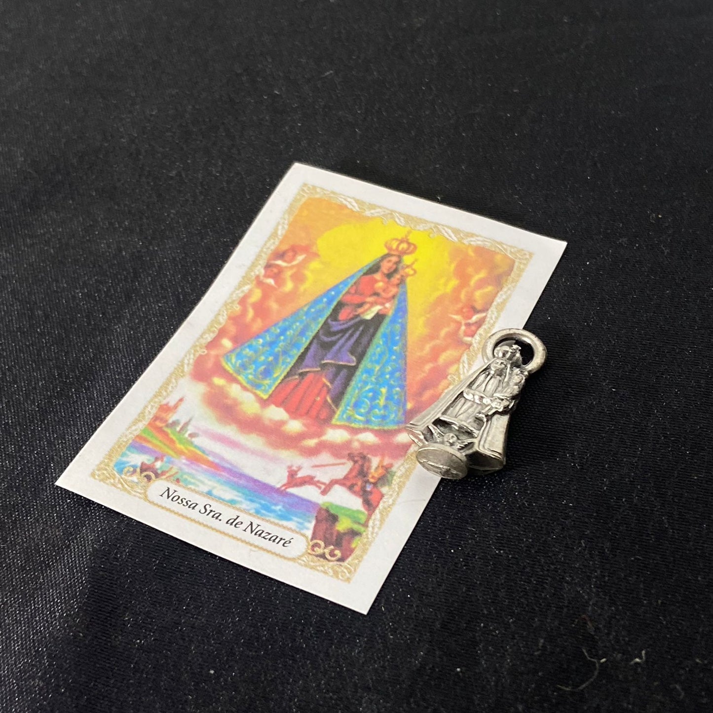 SANTO CHUMBO DE BOLSO NOSSA SENHORA DE NAZARÉ (12 UNIDADES)