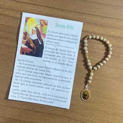 COROA DE SANTA RITA  6MM (3 UNIDADES)