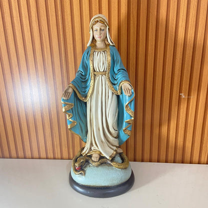 IMAGEM DE GESSO NOSSA SENHORA DAS GRAÇAS 40CM (1 UNIDADE)