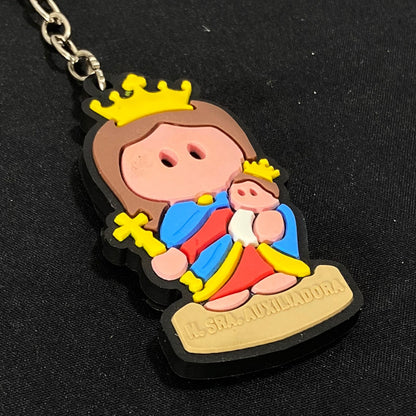 CHAVEIRO EMBORRACHADO NOSSA SENHORA AUXILIADORA (12 UNIDADES)