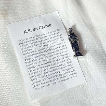 SANTO CHUMBO DE BOLSO NOSSA SENHORA DO CARMO (12 UNIDADES)