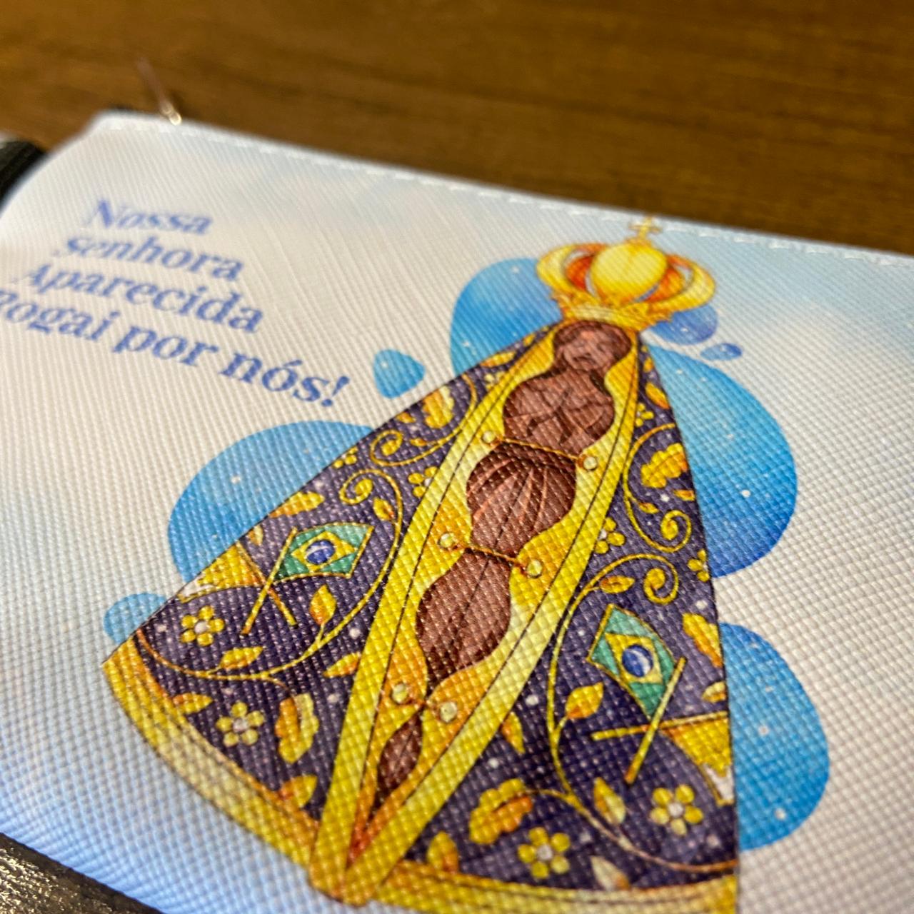 BOLSA PORTA MOEDAS NOSSA SENHORA APARECIDA MOD2 (1 UNIDADE)