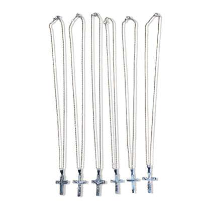 CORRENTE PRATEADA CRUZ MODELOS SORTIDOS (6 UNIDADES)