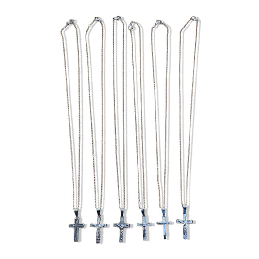 CORRENTE PRATEADA CRUZ MODELOS SORTIDOS (6 UNIDADES)