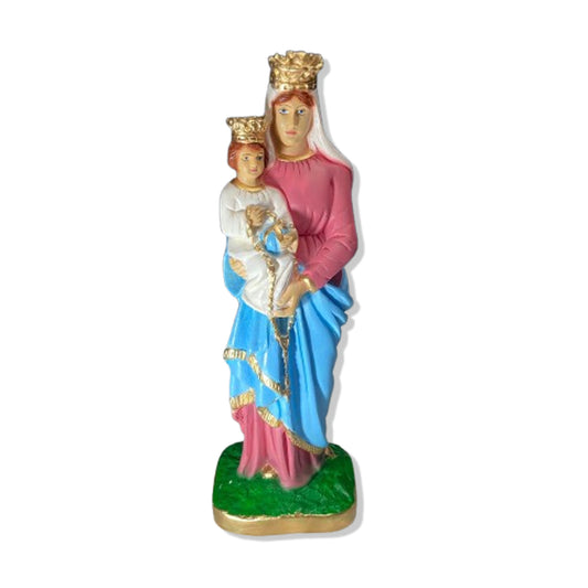 IMAGEM DE GESSO NOSSA SENHORA DO ROSÁRIO 31CM (1 UNIDADE)