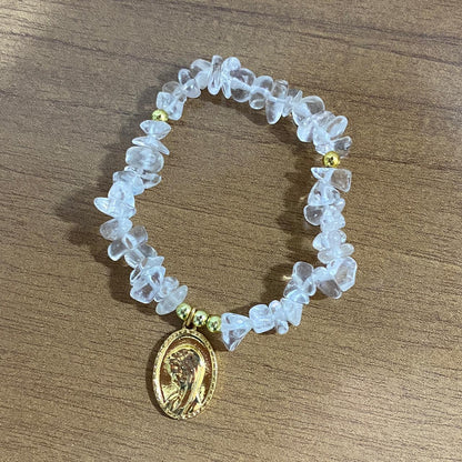 PULSEIRA CRISTAL NOSSA SENHORA DO SILÊNCIO  ( 1 UNIDADE)