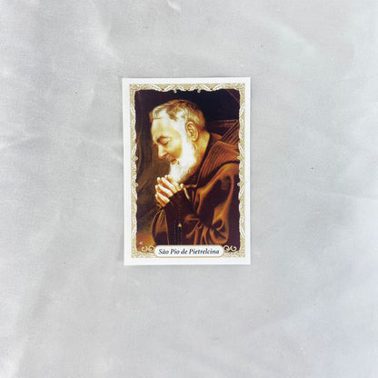 FOLHETO DE ORAÇÃO SANTO PADRE PIO (300 UNIDADES)