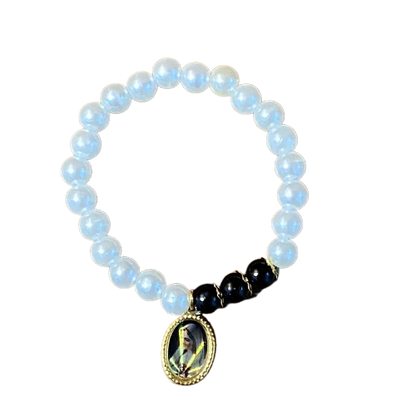 PULSEIRA PÉROLA NOSSA SENHORA DE FÁTIMA (01 UNIDADE)