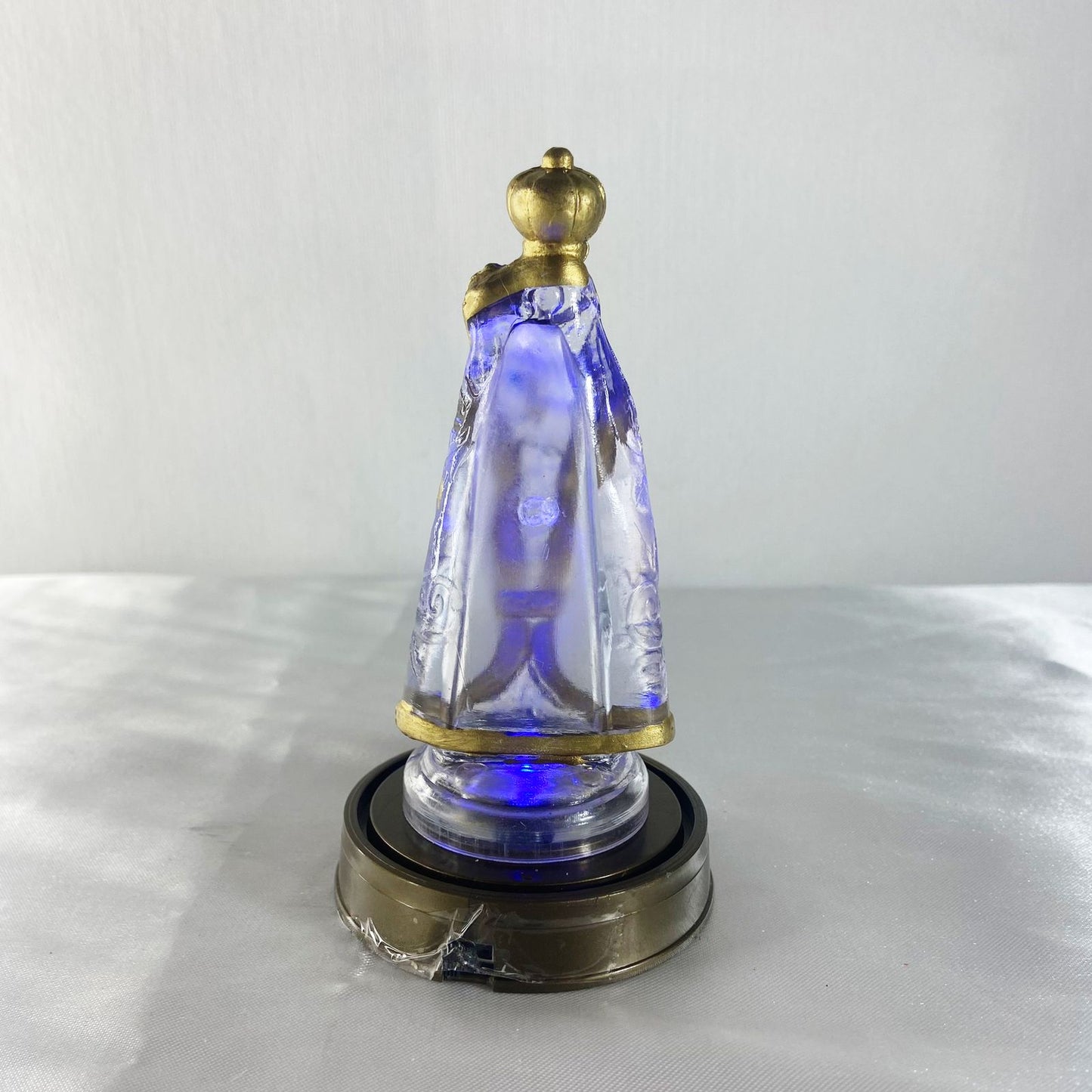 IMAGEM DE ACRÍLICO NOSSA SENHORA DE NAZARÉ COM LED 13CM (1 UNIDADE)