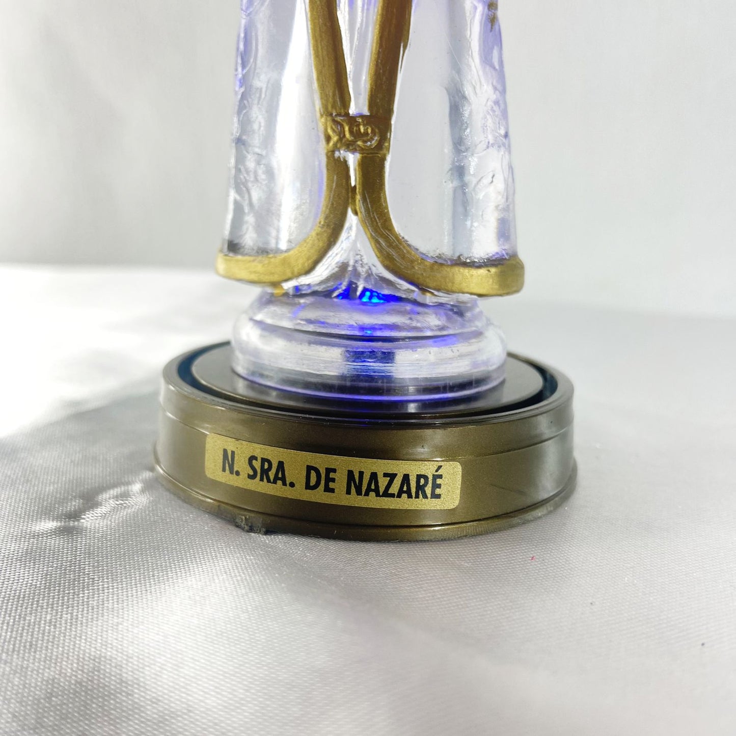 IMAGEM DE ACRÍLICO NOSSA SENHORA DE NAZARÉ COM LED 13CM (1 UNIDADE)