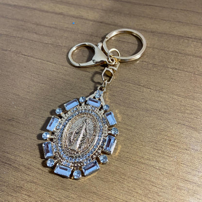 CHAVEIRO LUXO NOSSA SENHORA DAS GRAÇAS COM MOSQUETE MOD2 (6 UNIDADES)