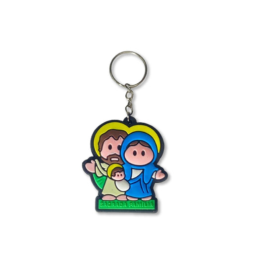 CHAVEIRO EMBORRACHADO SAGRADA FAMÍLIA  MOD3 (12 UNIDADES)