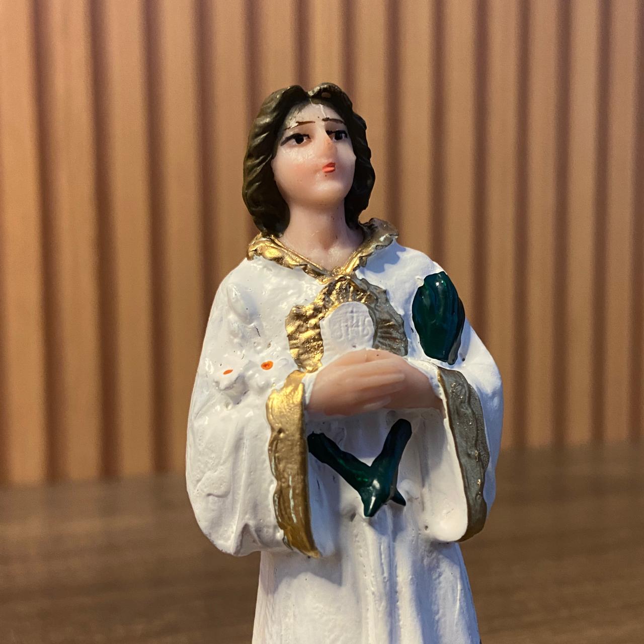 IMAGEM DE RESINA NACIONAL SÃO TARCISIO 13CM (1 UNIDADE)