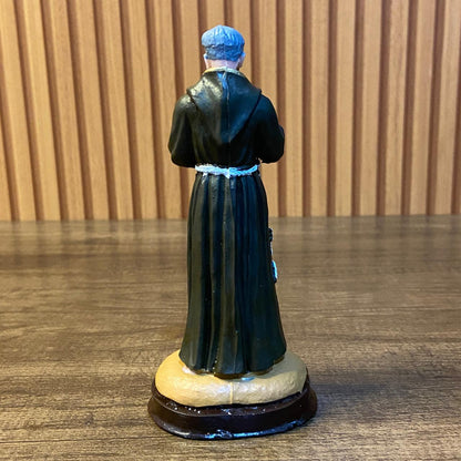 IMAGEM DE RESINA NACIONAL SANTO PADRE PIO 15CM (1 UNIDADE)