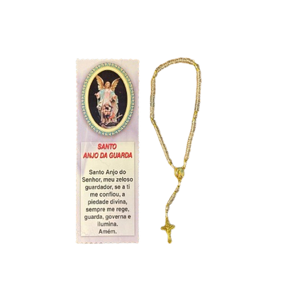 TERÇO MIÇANGA ANJO DA GUARDA 4MM   (1UNIDADE)