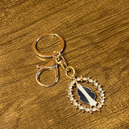 CHAVEIRO LUXO NOSSA SENHORA DAS GRAÇAS COM MOSQUETE MOD4 (6 UNIDADES)