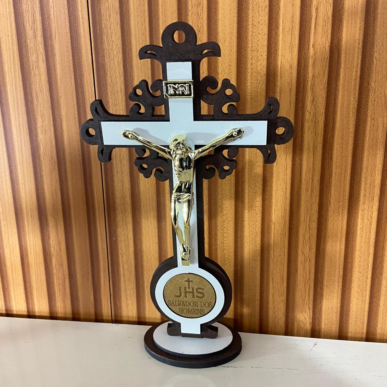 CRUCIFIXO MDF JHS 26,5CM (1 UNIDADE)