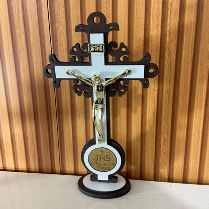 CRUCIFIXO MDF JHS 26,5CM (1 UNIDADE)