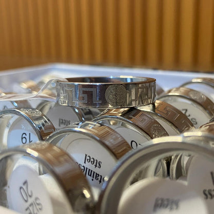 ANEL AÇO INOX MEDALHA SÃO BENTO  (36 UNIDADES)