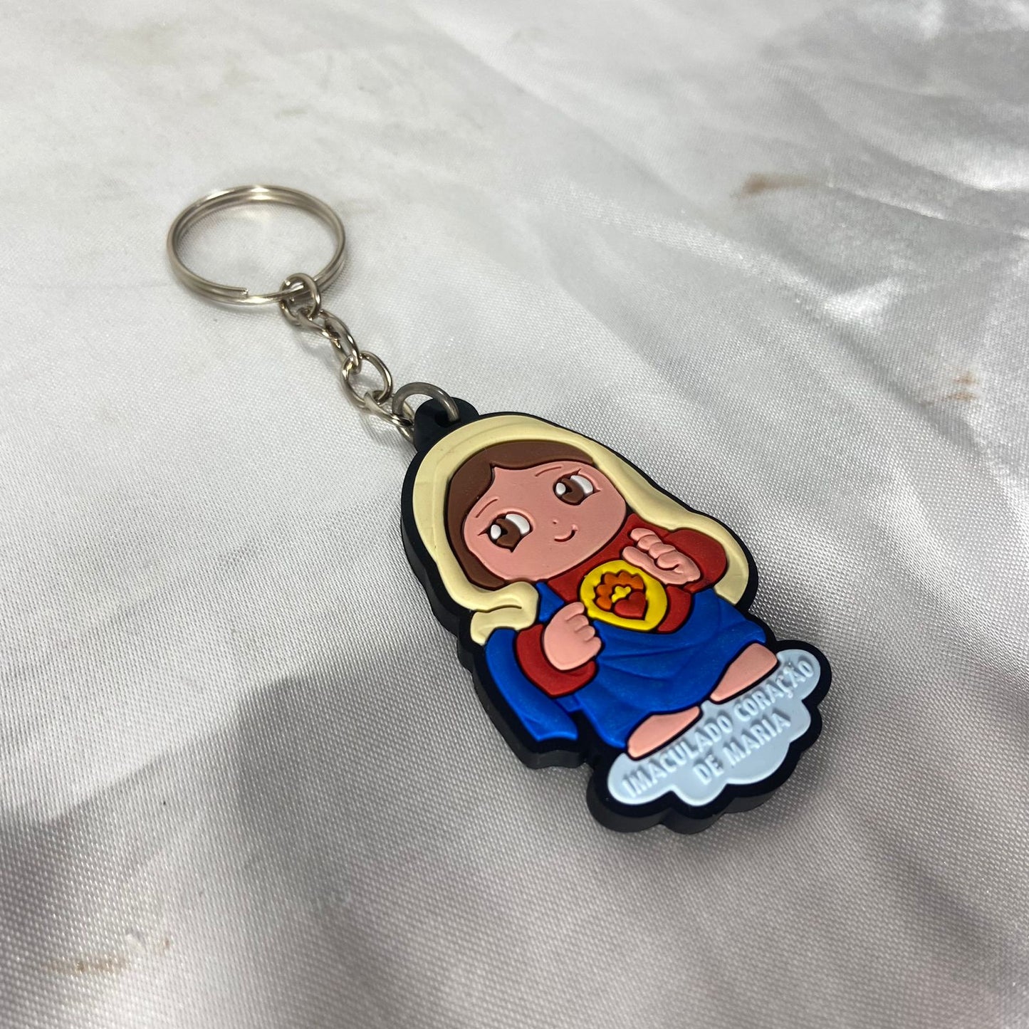 CHAVEIRO EMBORRACHADO IMACULADO CORAÇÃO DE MARIA MOD1 (12 UNIDADES)