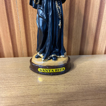 IMAGEM DE RESINA NACIONAL SANTA RITA DE CÁSSIA 15CM (1 UNIDADE)