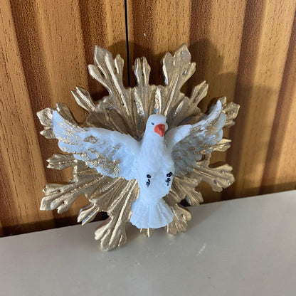 IMAGEM DE RESINA NACIONAL DIVINO ESPIRITO SANTO 09CM (1 UNIDADE)