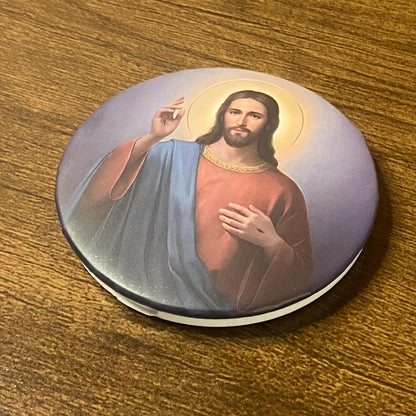 ESPELHO DE BOLSA JESUS CRISTO ( 3 UNIDADES )