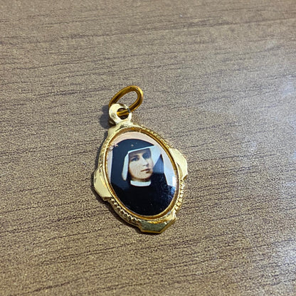 MEDALHA ALUMINIO SANTA FAUSTINA (36 UNIDADES)