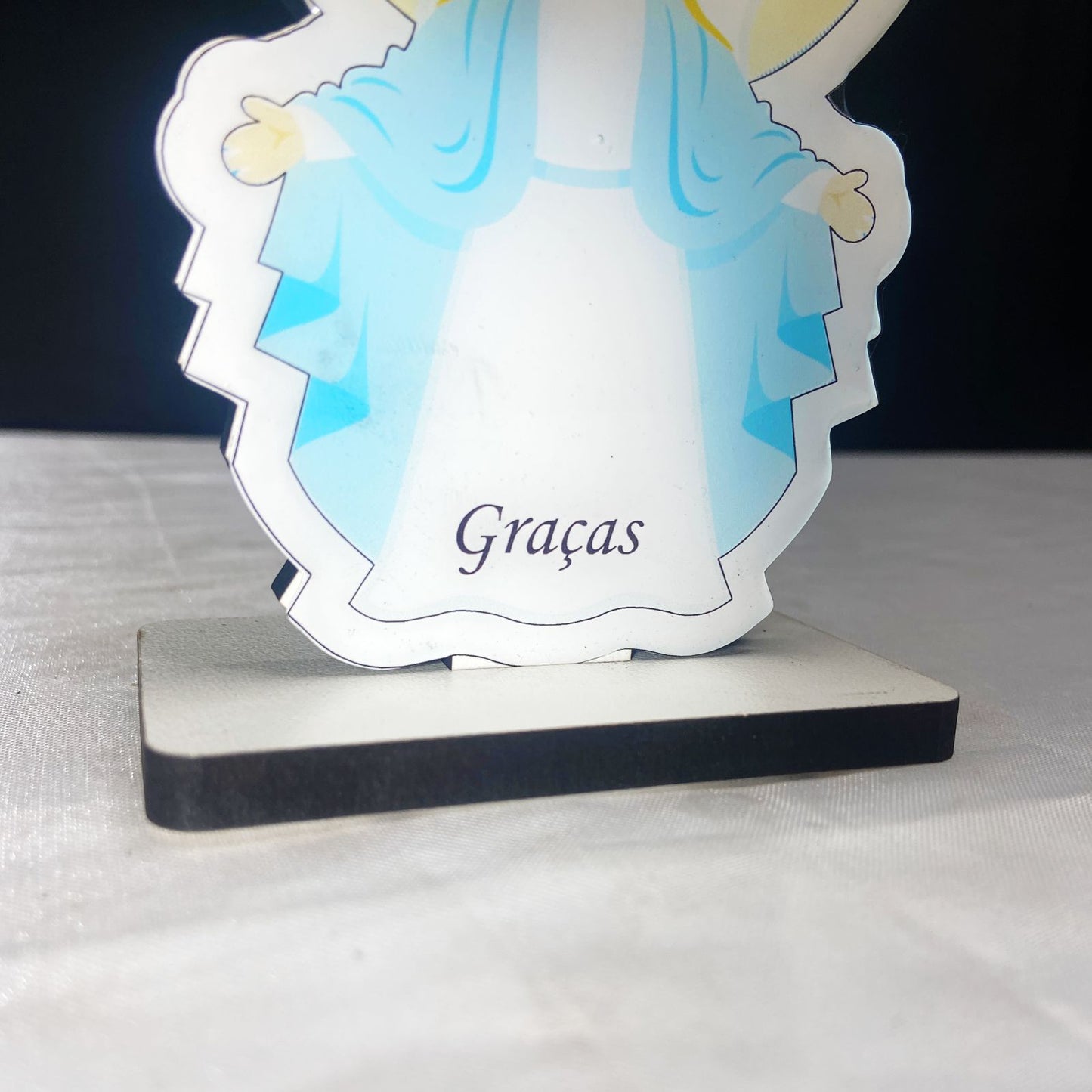 IMAGEM MDF INFANTIL NOSSA SENHORA DAS GRAÇAS 13CM (1 UNIDADE)